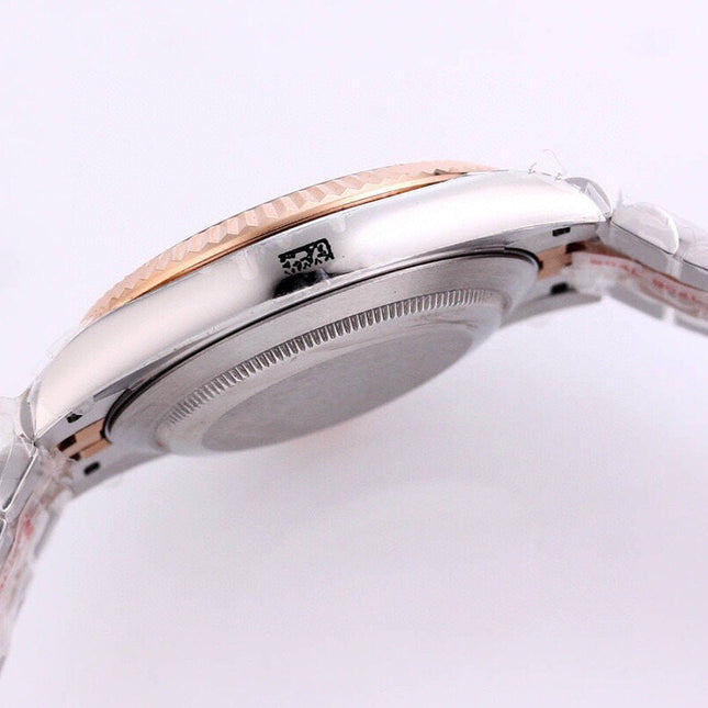 DATEJUST 41MM TWO-TONE WHITE DIAL DIAMOND NUMERAL
