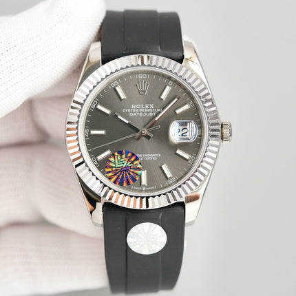 DATEJUST II 41MM STAINLESS STEEL GREY DIAL