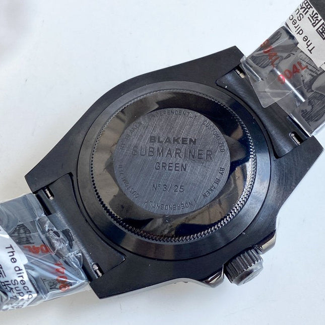 SUBMARINER DATE 40 CUSTOM RAINBOW BLACK BLUE LIMITED EDITION
