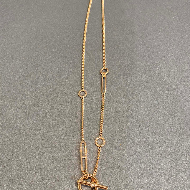 ECHAPPEE PINK GOLD NECKLACE
