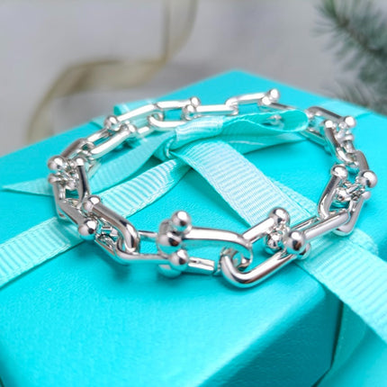 HARDWARE BRACELET PINK GOLD AND SILVER