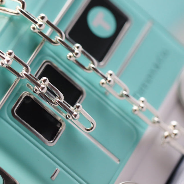 HARDWARE LINK SILVER NECKLACE