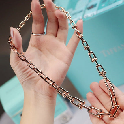 HARDWARE LINK GOLD NECKLACE