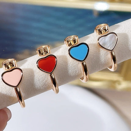 HAPPY HEART RING 1 DIAMOND