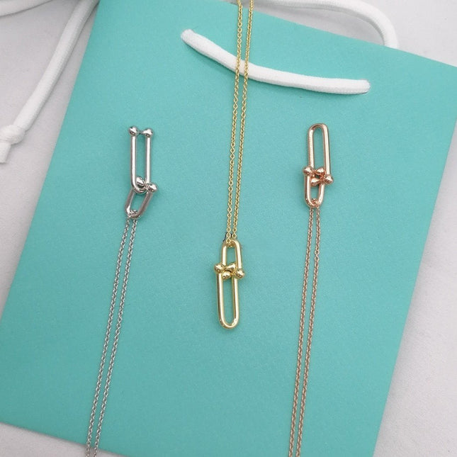 HARDWARE GOLD DROP PEDANT NECKLACE