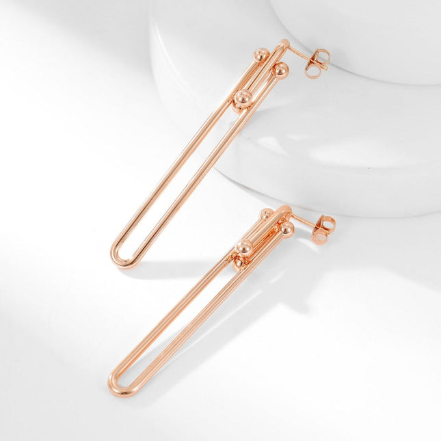HARDWARE LONG DROP EARRINGS