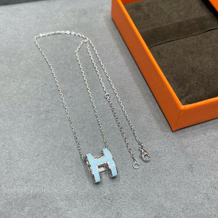 POP H SKY BLUE NECKLACE