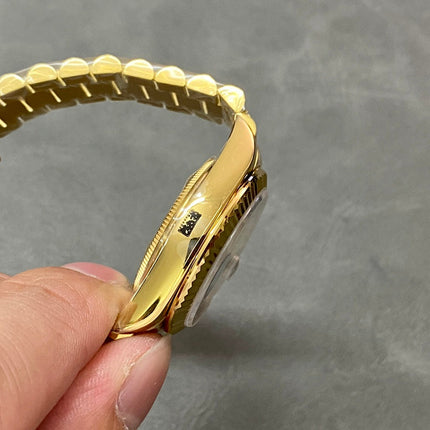 DATEJUST 31MM GOLD GREEN DIAL