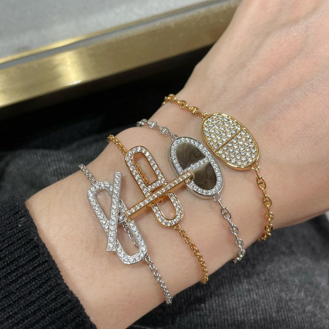 FARANDOLE DIAMOND LINK BRACELET