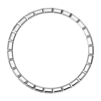 ICE CUBA RING SILVER FULL DIAMOND