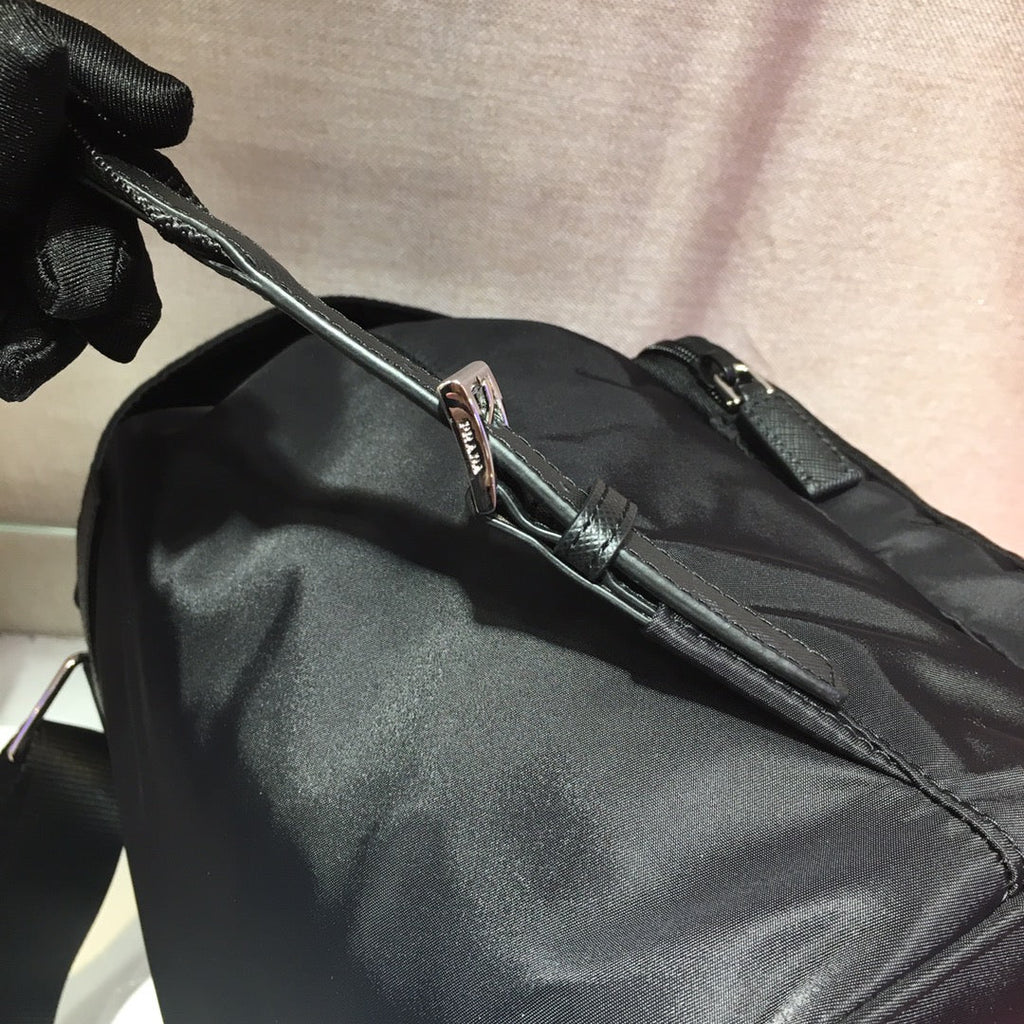 PRADA 26S BACKPACK 32 IN BLACK RE-NYLON