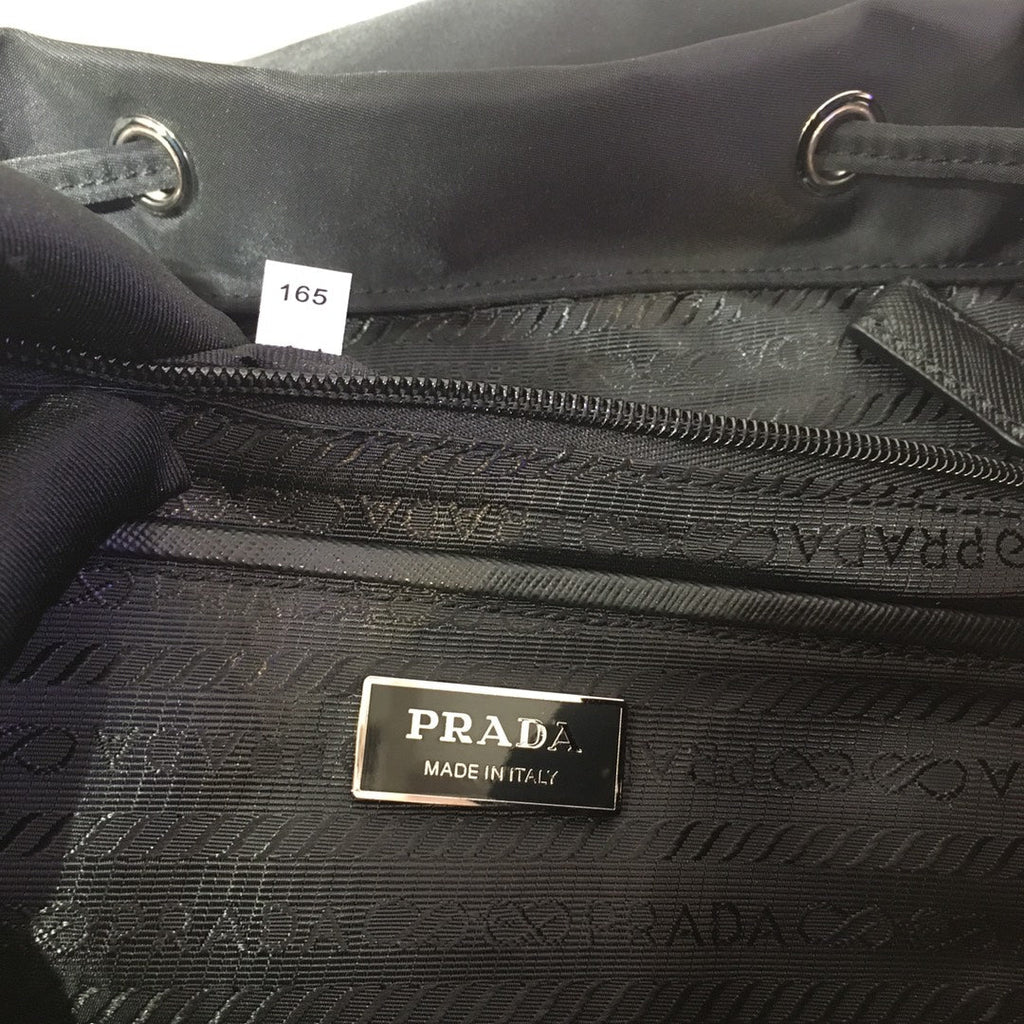 PRADA 26S BACKPACK 32 IN BLACK RE-NYLON