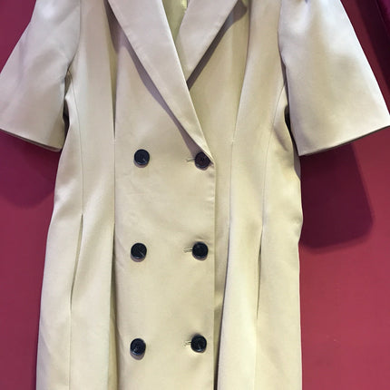 BALENCIAGA 26S SHORT-SLEEVE BLAZER DRESS 245