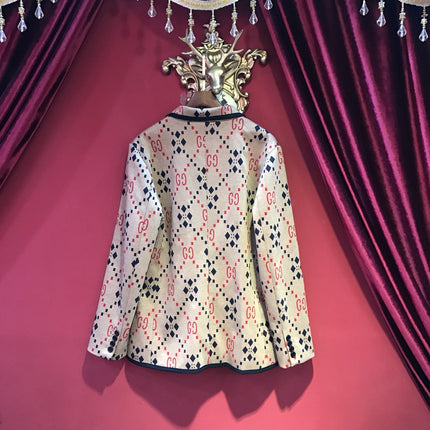GUCCI 26S GG MONOGRAM PRINT BLAZER 502