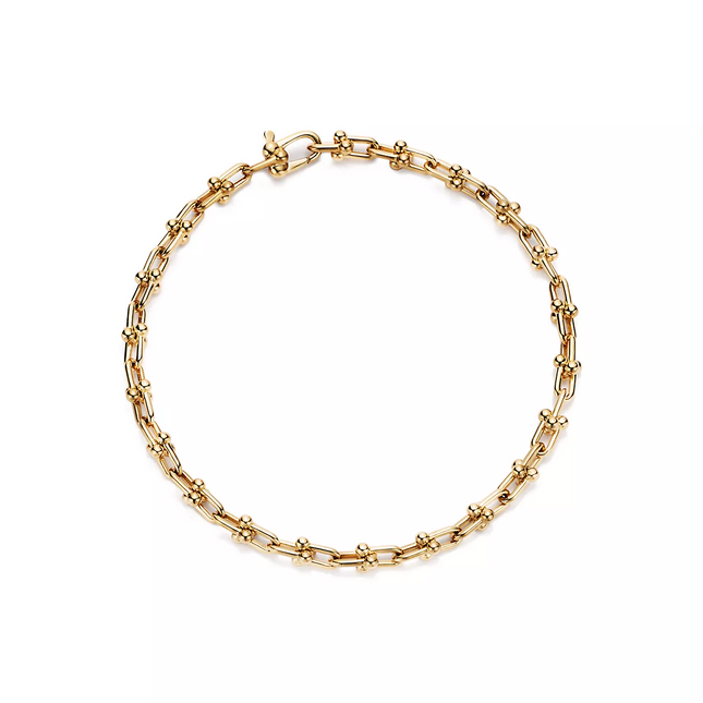 HARDWARE MICRO LINK 44 MOTIF GOLD BRACELET