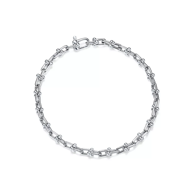 HARDWARE MICRO LINK 44 MOTIF SILVER BRACELET