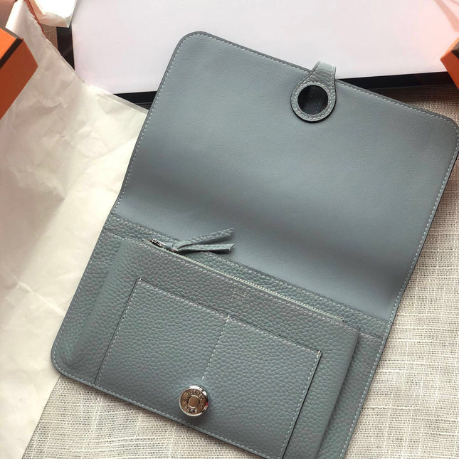 HM Dogon Wallet 20 Navy Blue Togo Shw