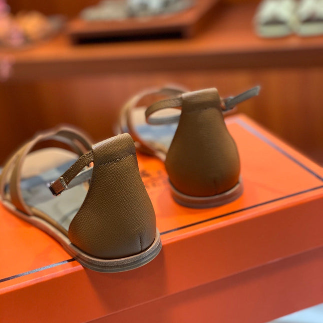 SANTORINI SANDAL COPPER CALFSKIN