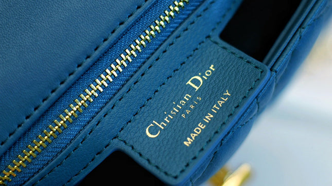 CARO MINI BAG 20 IN COBALT BLUE CALFSKIN