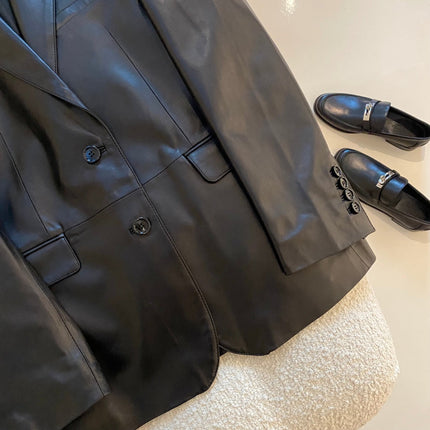 CELINE 25S LEATHER JACKET 0100