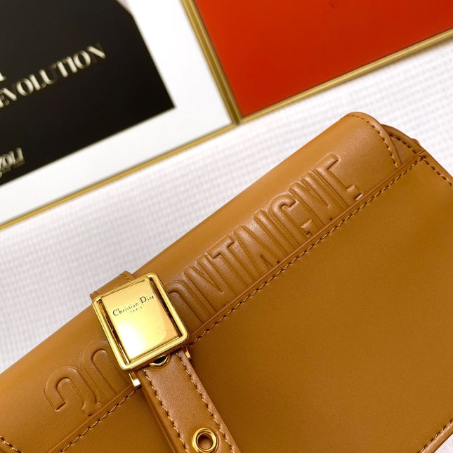 MINI BOBBY EAST-WEST 20 BAG IN CHOCOLATE BROWN CALFSKIN