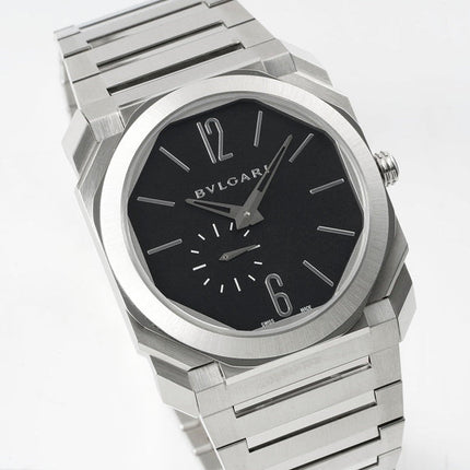 OCTO FINISSIMO AUTOMATIC STEEL CASE BLACK DIAL