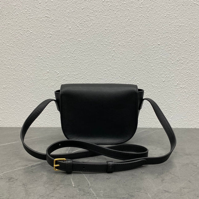 FOLCO CUIR TRIOMPHE 18 IN BLACK CALFSKIN
