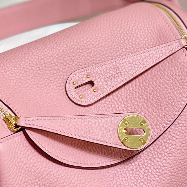 HM LINDY 26 BAG IN BABY PINK TOGO LEATHER GOLD HARDWARE