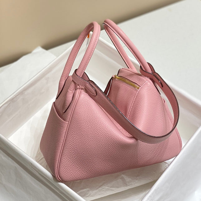 HM LINDY 26 BAG IN BABY PINK TOGO LEATHER GOLD HARDWARE