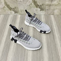 HM FLEX SLIP-ON SNEAKER LIGHT GRAY WOVEN FABRIC