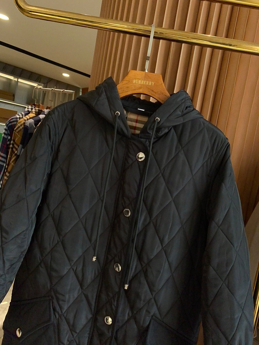BURBERRY 25S LONG HOODED COAT 061