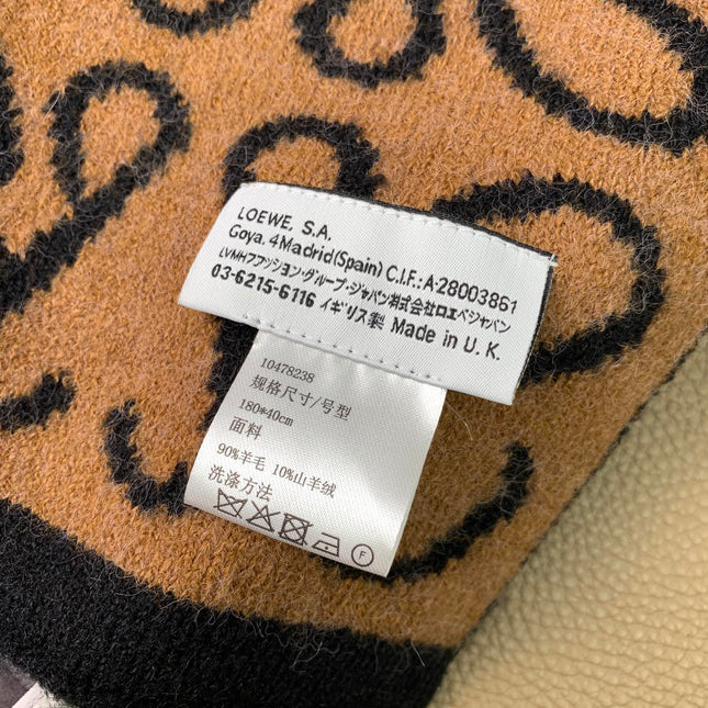 LOEWE 26S SCARF 190 IN CASHMERE 130194