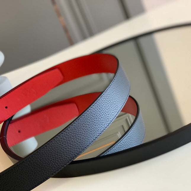 CL BELT 35MM IN BLACK CALFSKIN 566230