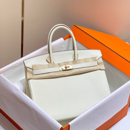 HM BIRKIN 35CM BAG WHITE CALFSKIN GOLD HARDWARE