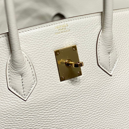 HM BIRKIN 35CM BAG WHITE CALFSKIN GOLD HARDWARE