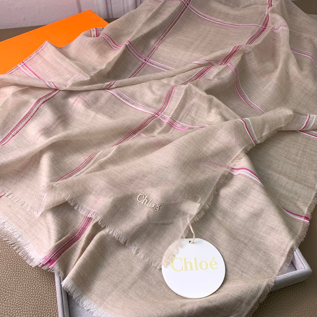 SCARF 200 CM IN TAN BEIGE CASHMERE 386538