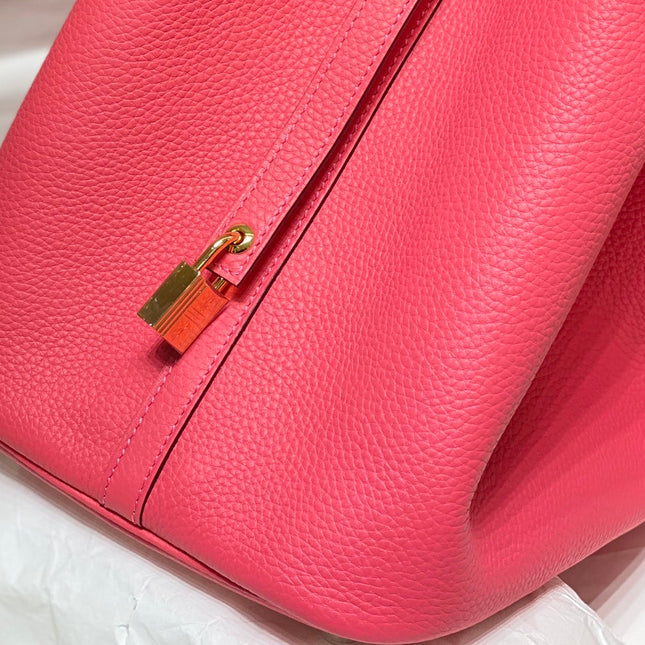 picotin lock 22 hot pink togo ghw