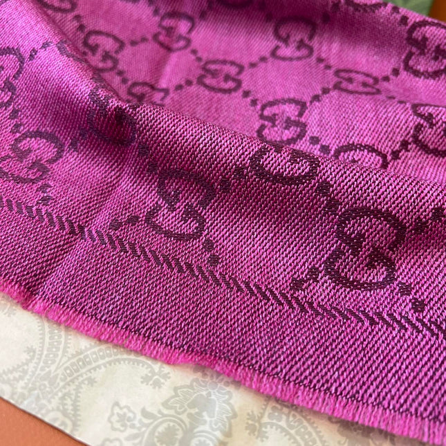 GUCCI 25S SCARF 180 IN WOOL 644857