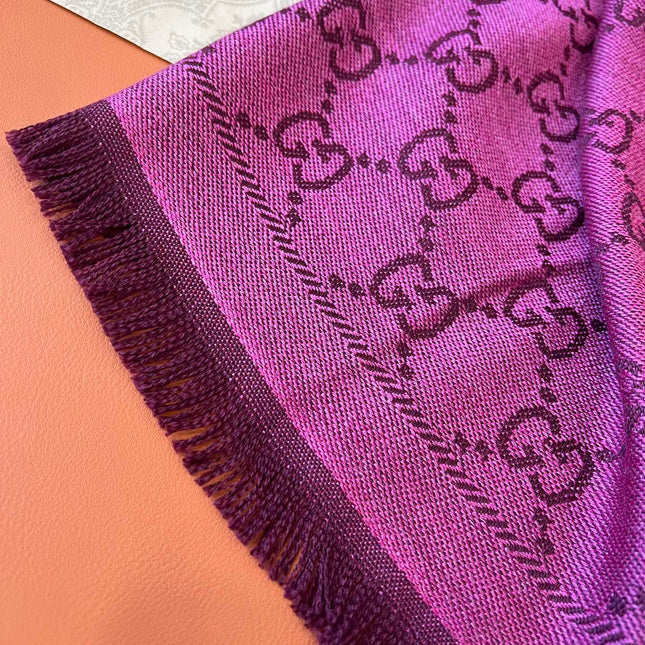 GUCCI 25S SCARF 180 IN WOOL 644857