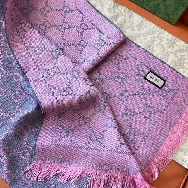 GUCCI 25S SCARF 180 IN WOOL 644860