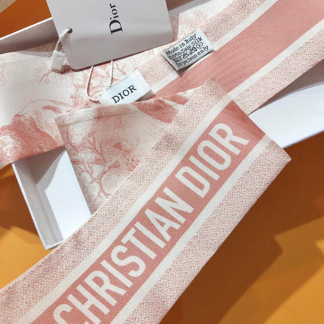 DIOR 26S SCARF 105CM IN SILK 311648