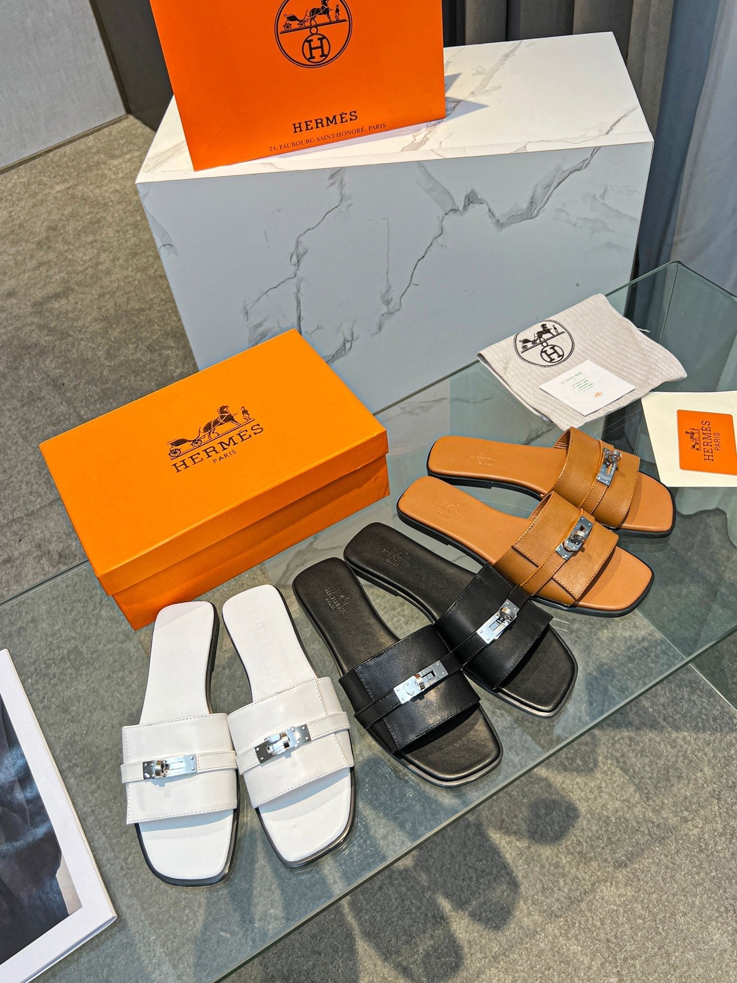 Giulia Sandal Black Calfskin