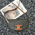 BESACE TRIPHOME 23 BLACK PATTERN CALFSKIN