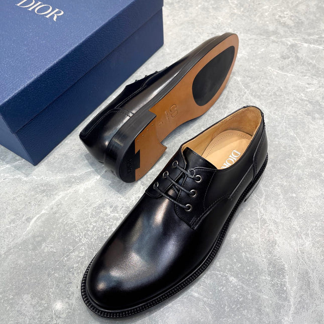 CD HOMME LOAFER BLACK CALFSKIN