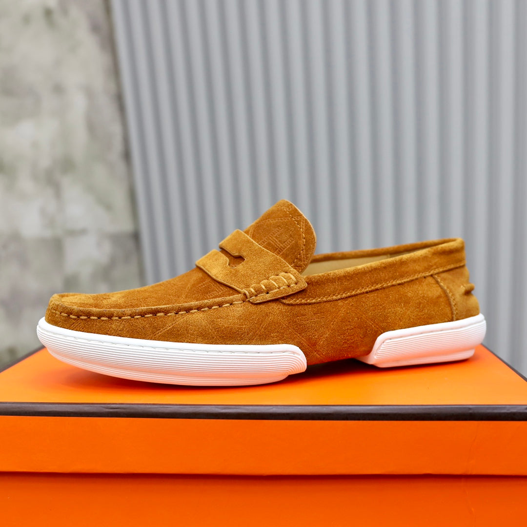HM GUILLAUME LOAFER BRONZE SUEDE