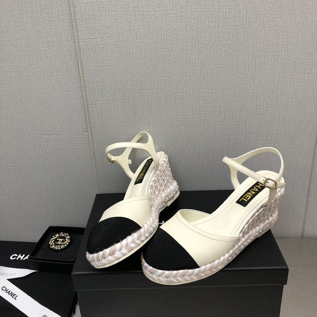 MARY JANE WEDGE WHITE LAMBSKIN