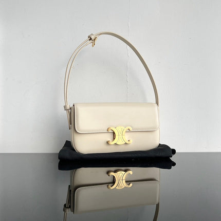 TRIOMPHE 20 WHITE CREAM CALFSKIN