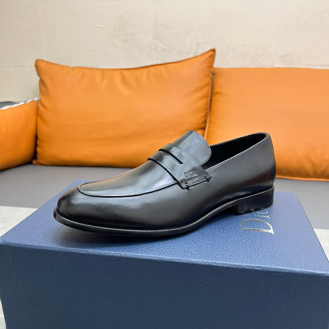 CD GRANVILLE LOAFER BLACK POLISHED CALFSKIN
