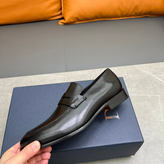 CD GRANVILLE LOAFER BLACK POLISHED CALFSKIN