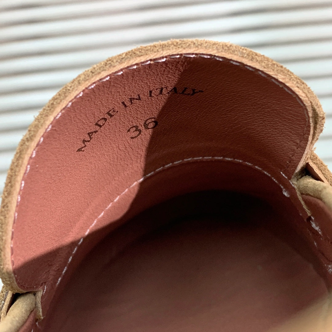LP RETRO SUMMER WALK LOAFERS CAMEL SUEDE